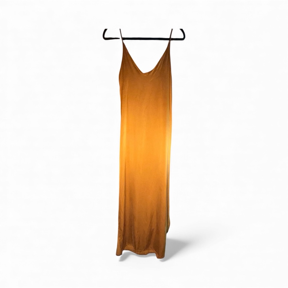 Elegant Juniper Sparrow Mustard Yellow Maxi Dress XS